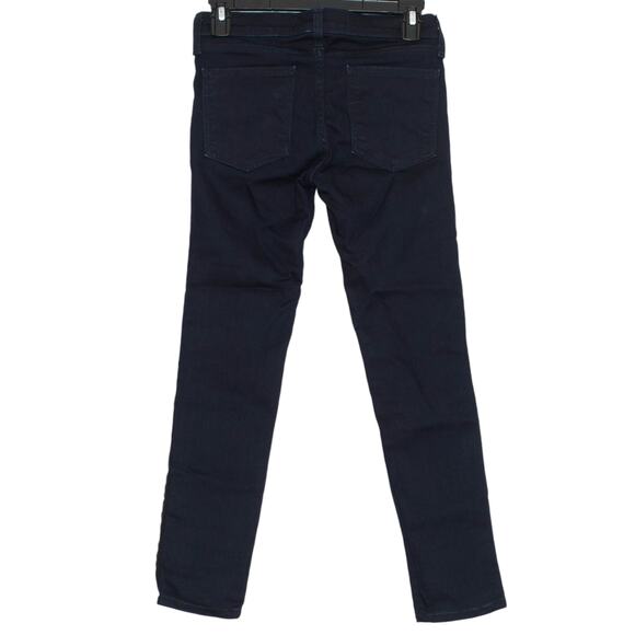 Veronica Beard Womens Jeans Brooke Skinny Crop Preppy Edgy Minimalist Blue 24 - Picture 6 of 6